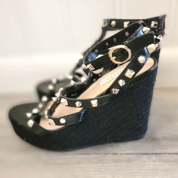 Steven by Steven Madden NWT Scoutt caged croc gladiator espadrilles - Picture 6 of 11